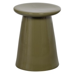 SIDETABLE BUTTON CERAMICS GREEN     - CAFE, SIDE TABLES
